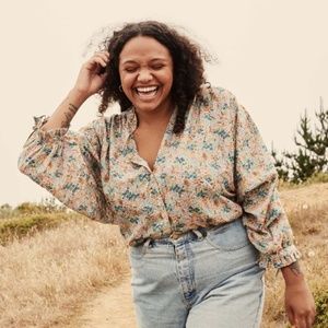 Doen Rose Top Ladybird Floral